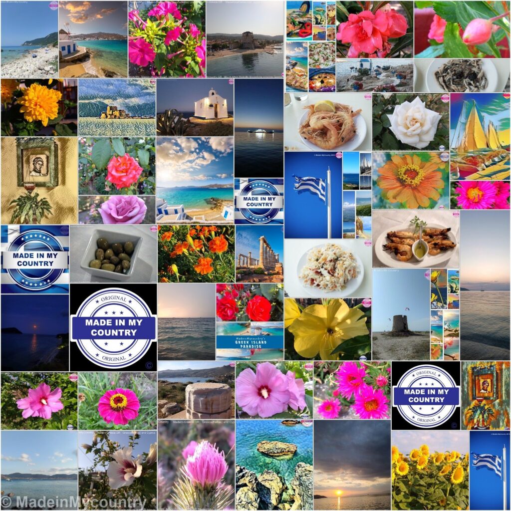 The Aegean sea of Greece (Hellas), Cyprus and the Greek islands!! MadeinMycountry is a global platform that celebrates and supports local history, culture, art, and nature conservation efforts. For two decades, we have been sponsoring local museums, cultural organizations, travel destinations, historical sites, and various cultural events around the world.
